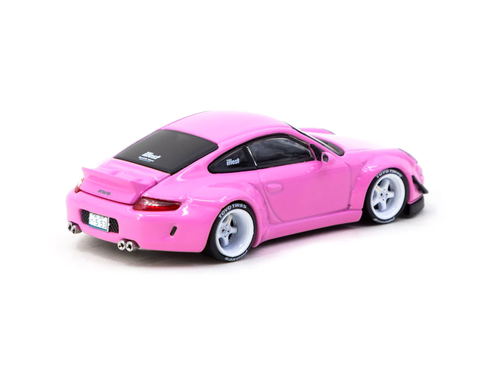 Porsche 911 (997) RWB pink 1:64 Tarmac
