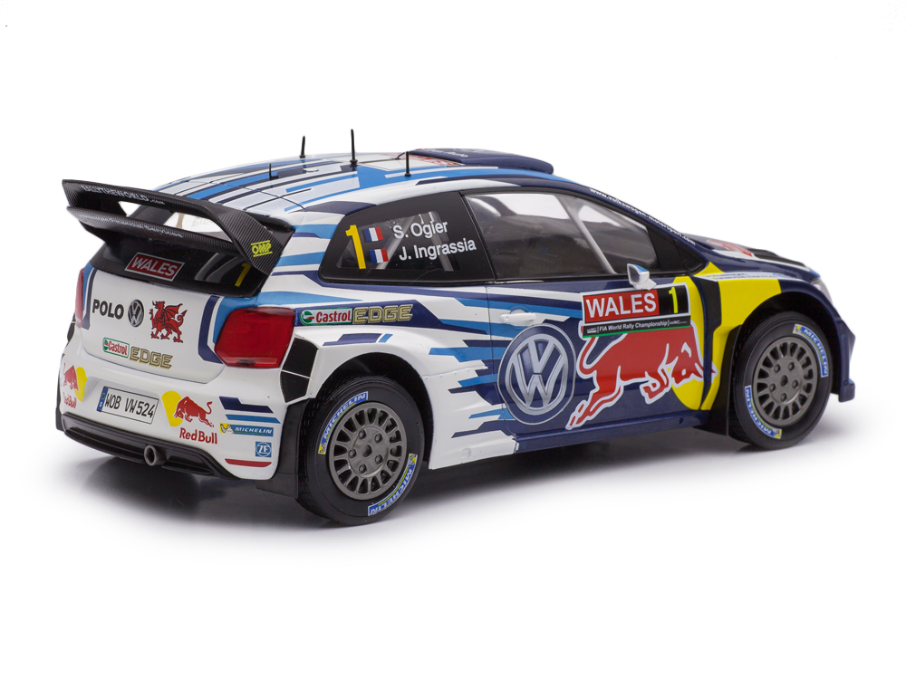 Volkswagen Polo R WRC #1 Ogier/Ingrassia Rallye Wales 2015 1:18 Altaya