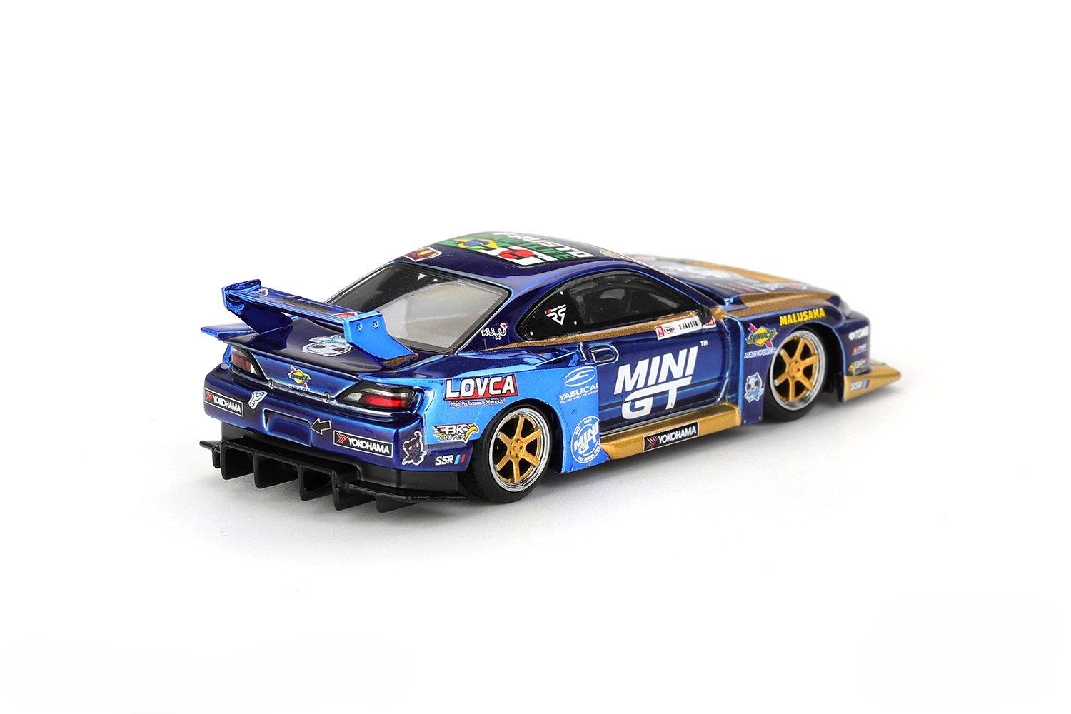 Nissan Silvia S15 LB-Super Silhouette Team Mini GT #555 Liberty Walk Formula Drift 2025 1:64 Mini GT
