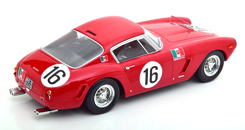 Ferrari 250 GT SWB Competizione #16 Trintignant Abate 24H Le Mans 1961 1:18 KK Scale