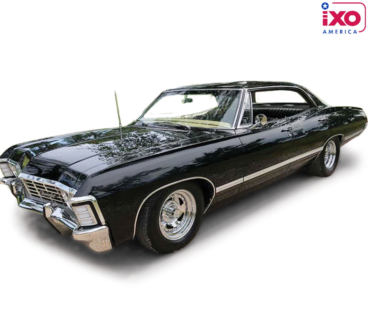 Chevrolet Impala Sport Sedan 1967 black 1:43 Ixo America