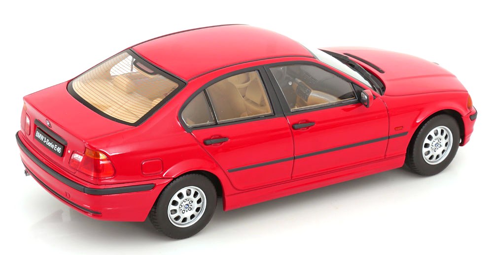 BMW 3-Series E46 1999 red 1:18 KK Scale