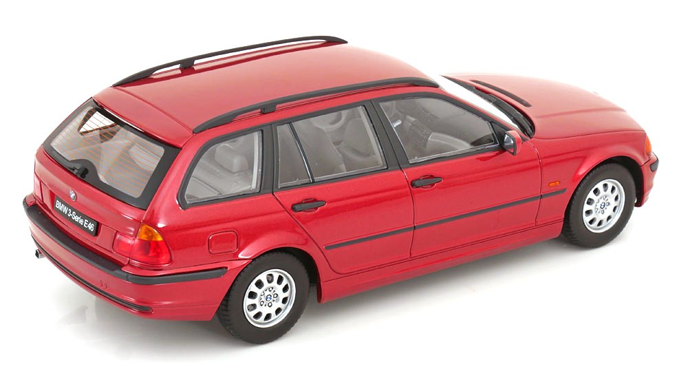BMW 3-Series E46 Touring 1999 red 1:18 KK Scale
