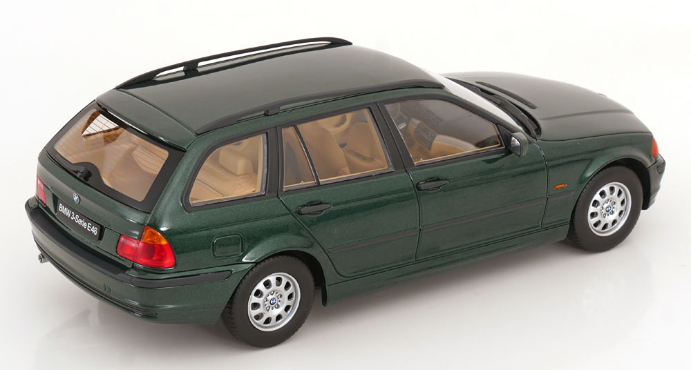 BMW 3-Series E46 Touring 1999 dark green 1:18 KK Scale