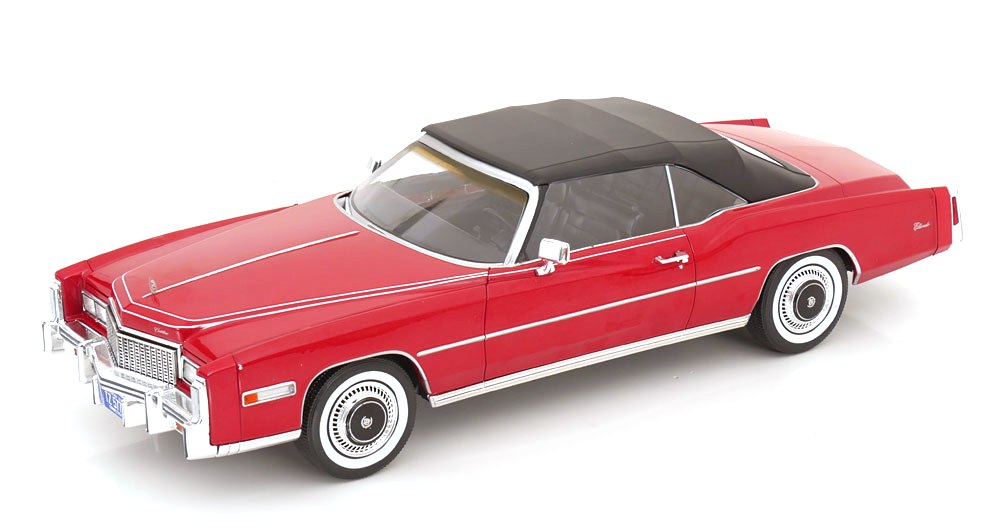 Cadillac Eldorado Convertible 1976 red 1:18 MCG