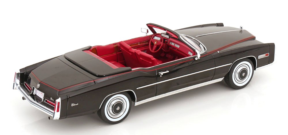 Cadillac Eldorado Convertible 1976 black 1:18 MCG