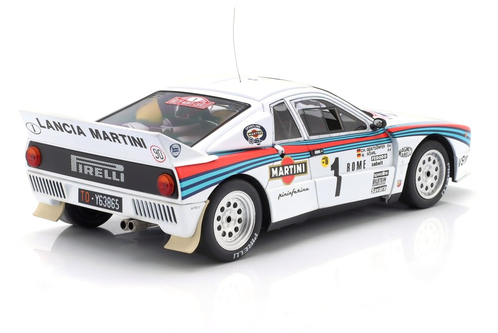 Lancia 037 Martini Racing #1 Röhrl/Geistdörfer Winner Rallye Monte-Carlo 1983 1:18 Werk83