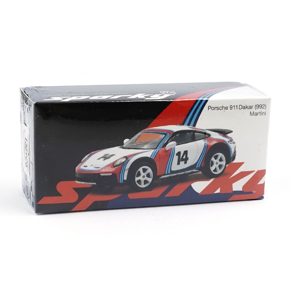 Porsche 911 (992) Dakar Martini Rallye 1978 1:64 Tiny Toys