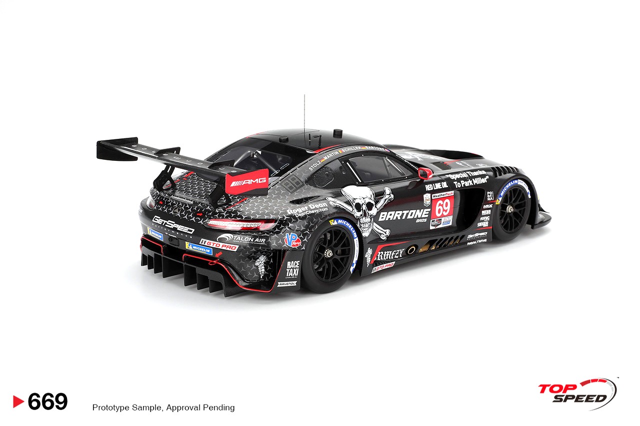 Mercedes-AMG GT3 EVO #69 Getspeed 24H Daytona 2025 1:18 TopSpeed Models
