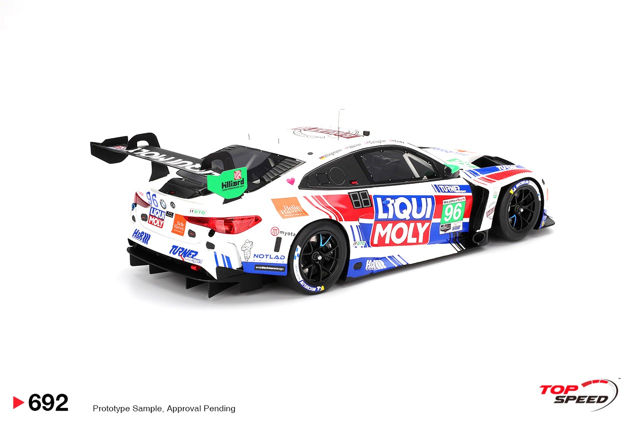 BMW M4 G82 GT3 EVO #96 Turner Motorsport 24H Daytona 2025 1:18 TopSpeed Models