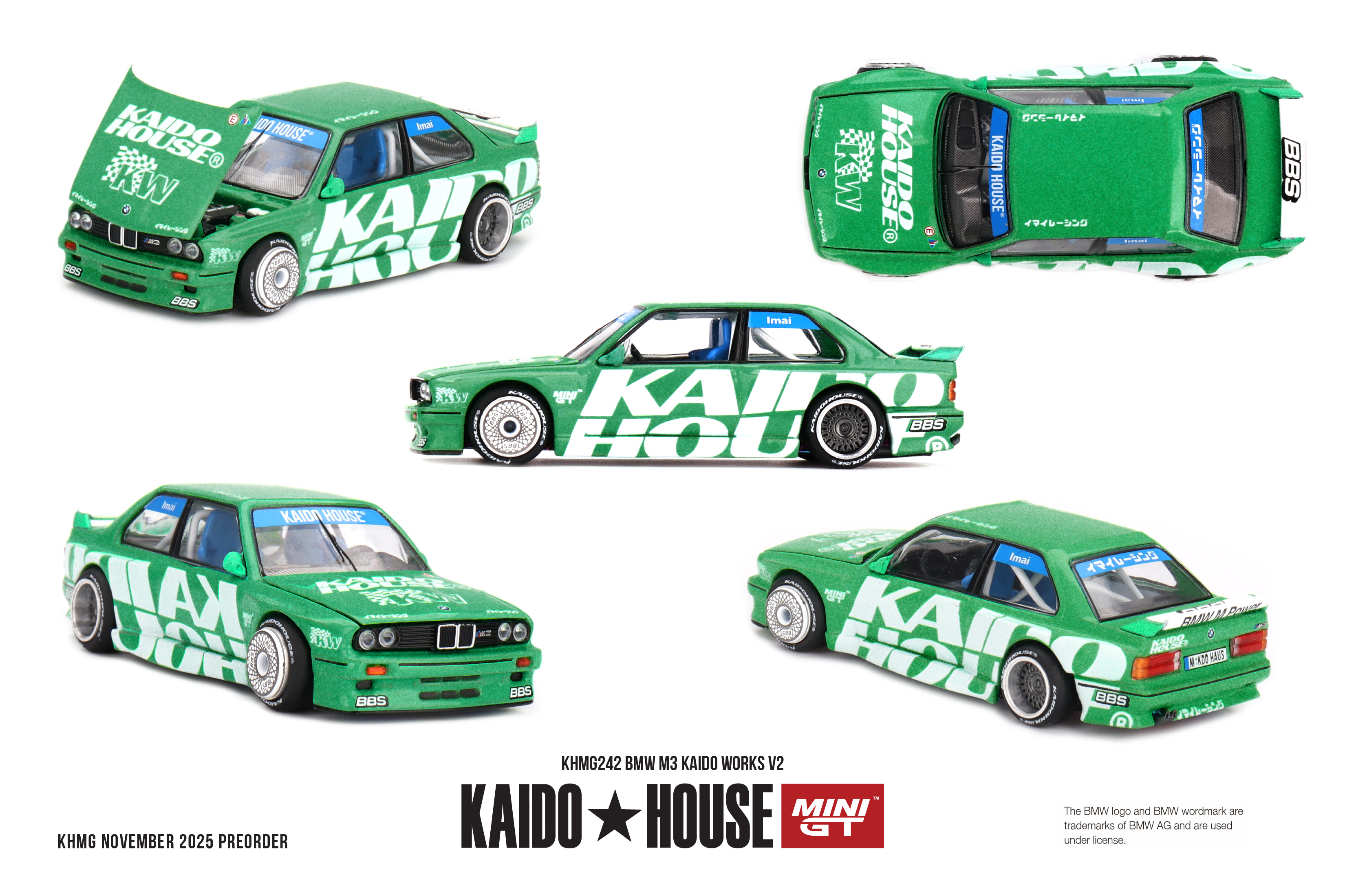 BMW M3 (E30) Kaido Works V2 1989 1:64 Mini GT