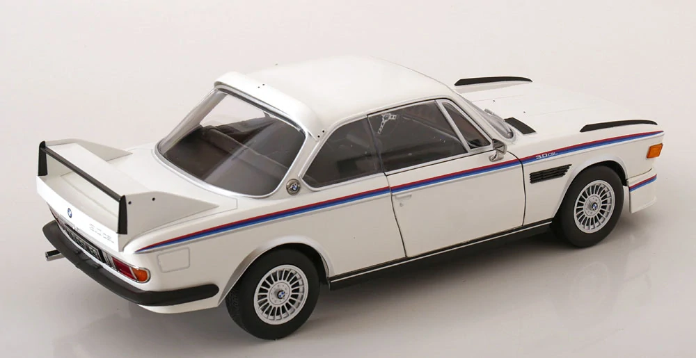 BMW 3.0 CSL E9 Coupe 1973 white 1:12 KK Scale