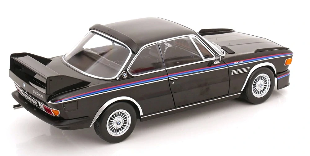 BMW 3.0 CSL E9 Coupe 1973 black 1:12 KK Scale