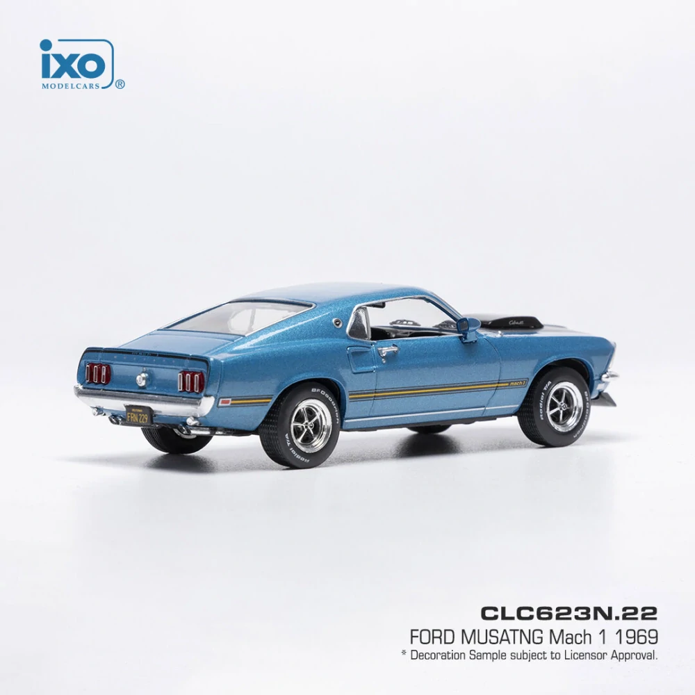 Ford Mustang Mach 1 1969 blue 1:43 Ixo Models