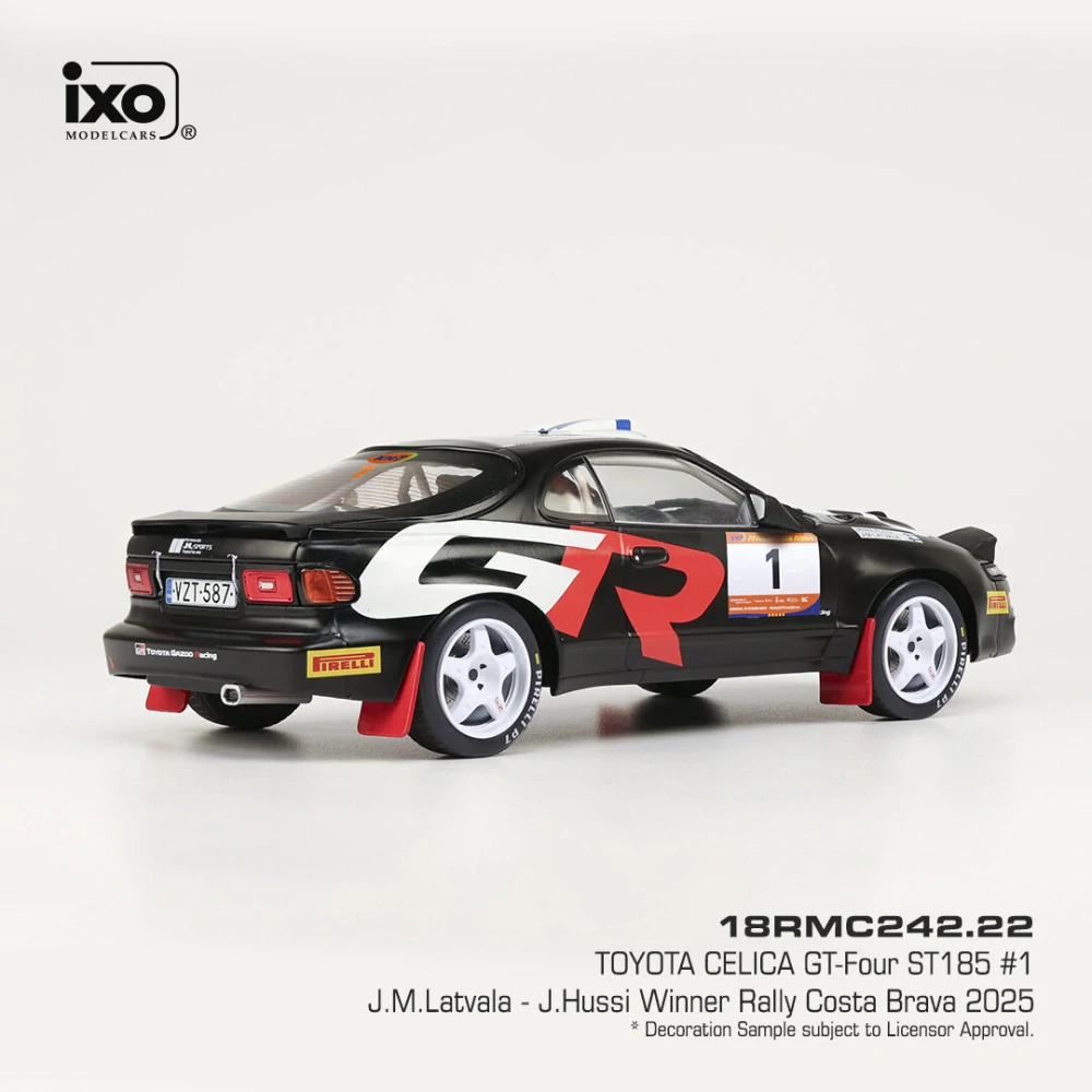 Toyota Celica GT-Four ST185 #1 Latvala/Hussi Winner Rally Costa Brava 2025 1:18 Ixo Models
