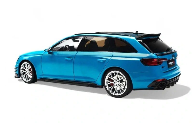 Audi A4 RS4 Darwin Pro B9 Avant SW Station Wagon 2020 blue metallic 1:18 NZG