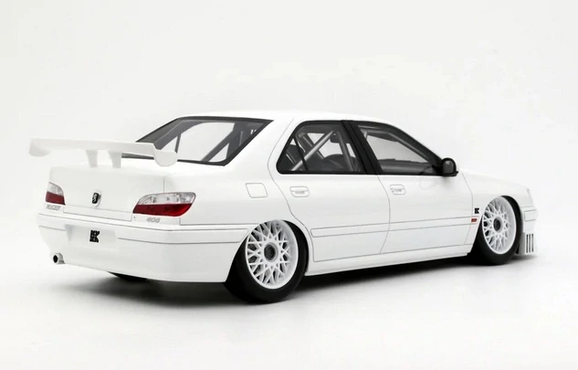 Peugeot 406 by Khyzyl Saleem 2024 white 1:18 OttOmobile