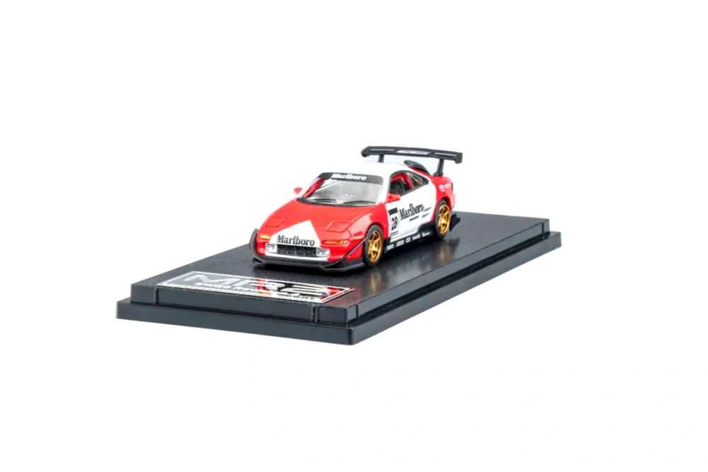 Toyota MR2 SW20 #28 *Marlboro Livery* white/red 1:64 Microturbo