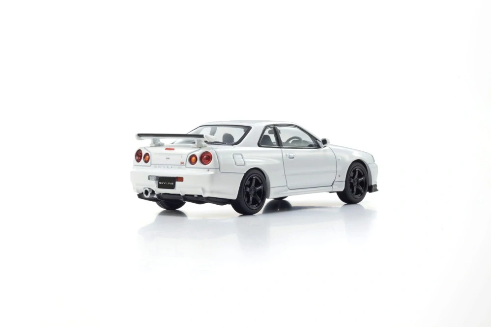 Nissan Skyline GT-R R34 V-SpecII 2001 white 1:43 Kyosho