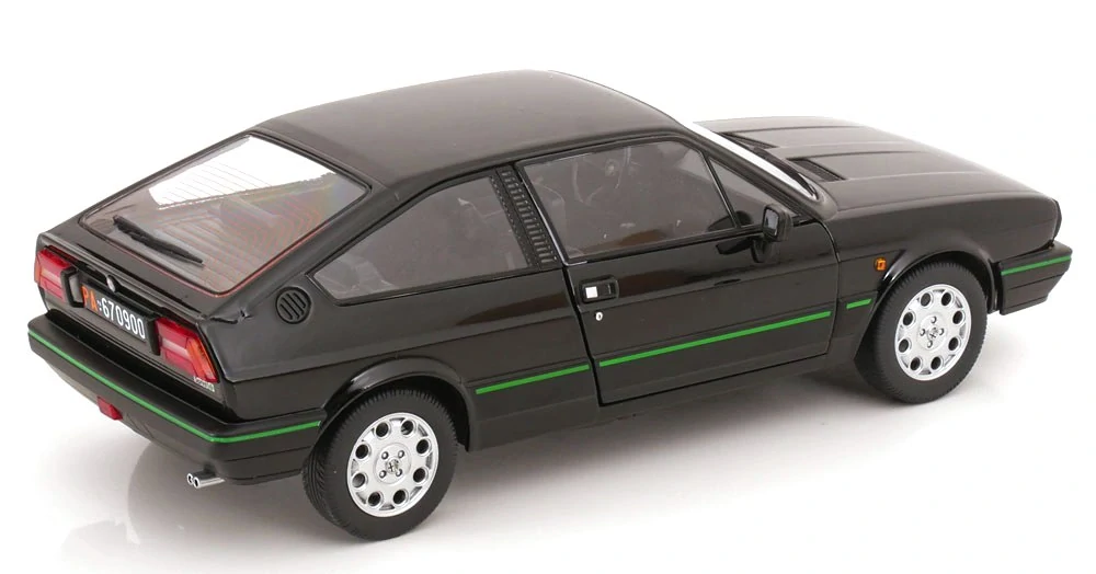 Alfa Romeo Sprint 1.5 Quadrifoglio Verde 1983 black 1:18 Mitica