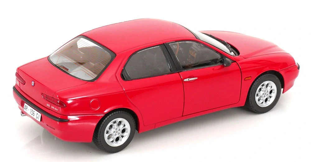 Alfa Romeo 156 2.5 V6 24V 1997 red/black interior 1:18 Mitica