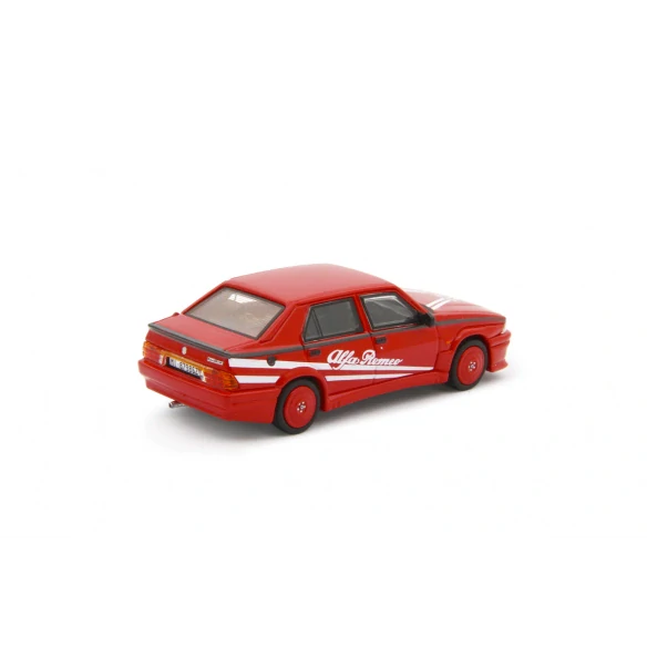 Alfa Romeo 75 1.8i Turbo Evoluzione 1987 red/white 1:64 Laudoracing Model