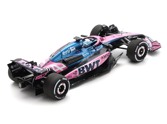 BWT Alpine F1 Team A525 #10 P.Gasly Las Vegas GP 2025 with Pit Board 1:43 Spark