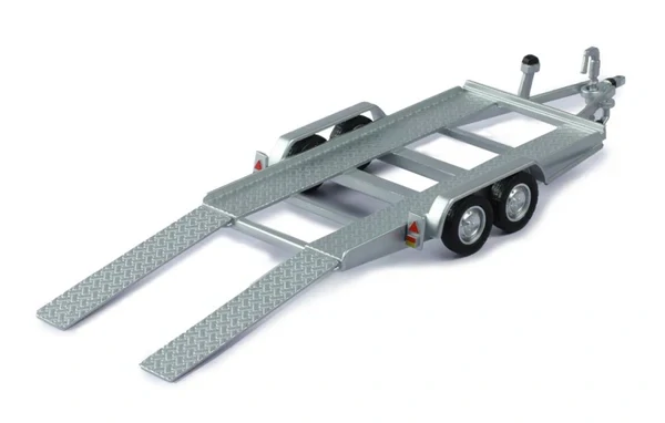 Podvalník - Autotrailer silver 1:43 Ixo Models