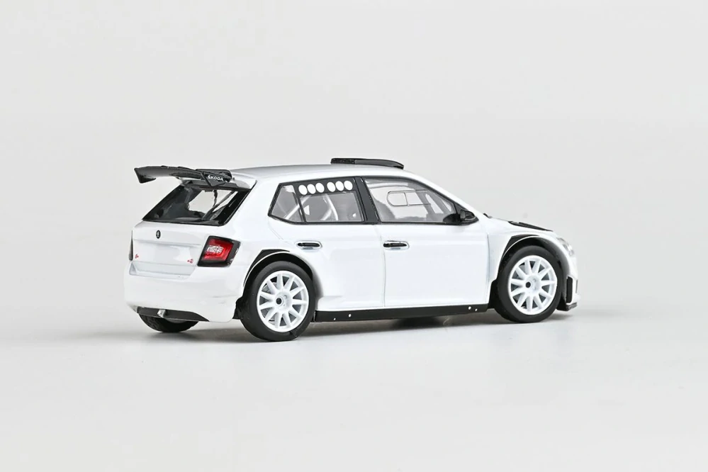 Škoda Fabia III FL Rally2 Evo 2019 bílá 1:43 Abrex