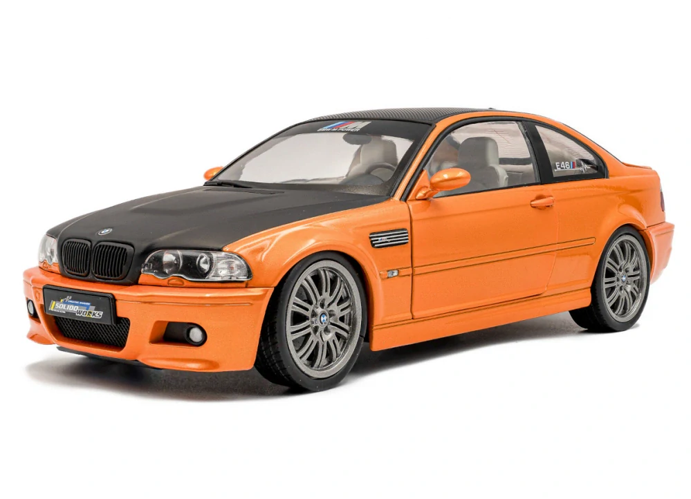 BMW E46 M3 Coupe Solido Works 2000 orange 1:18 Solido