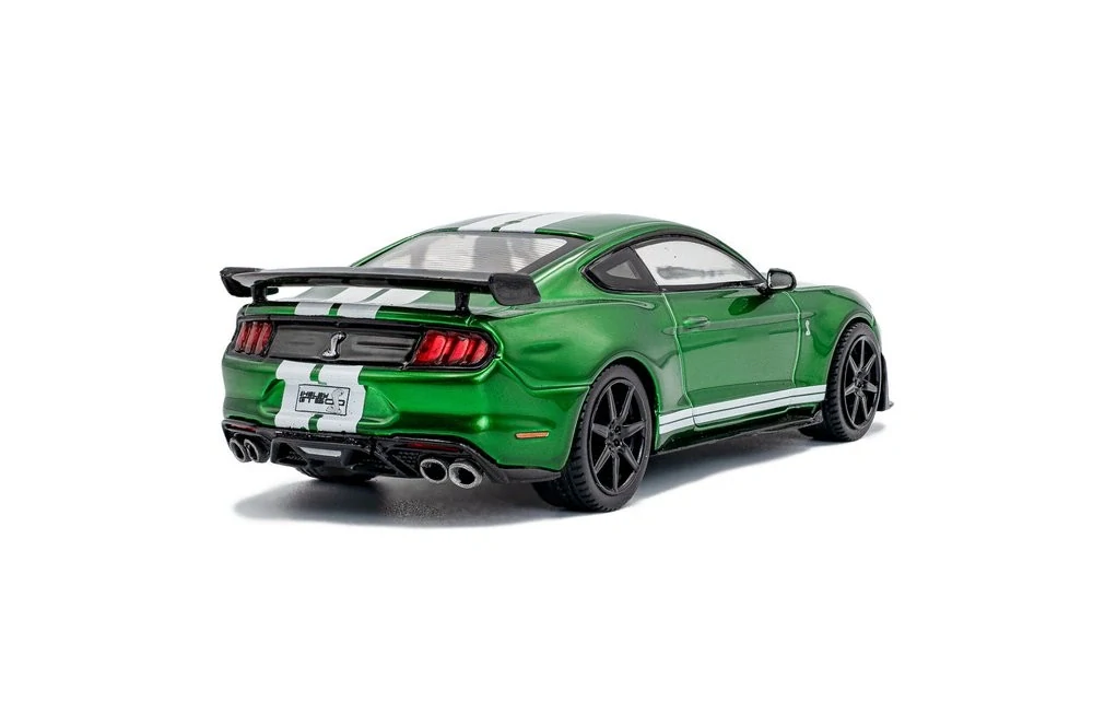 Shelby Mustang GT500 2020 eruption green metallic/white stripes 1:43 Solido
