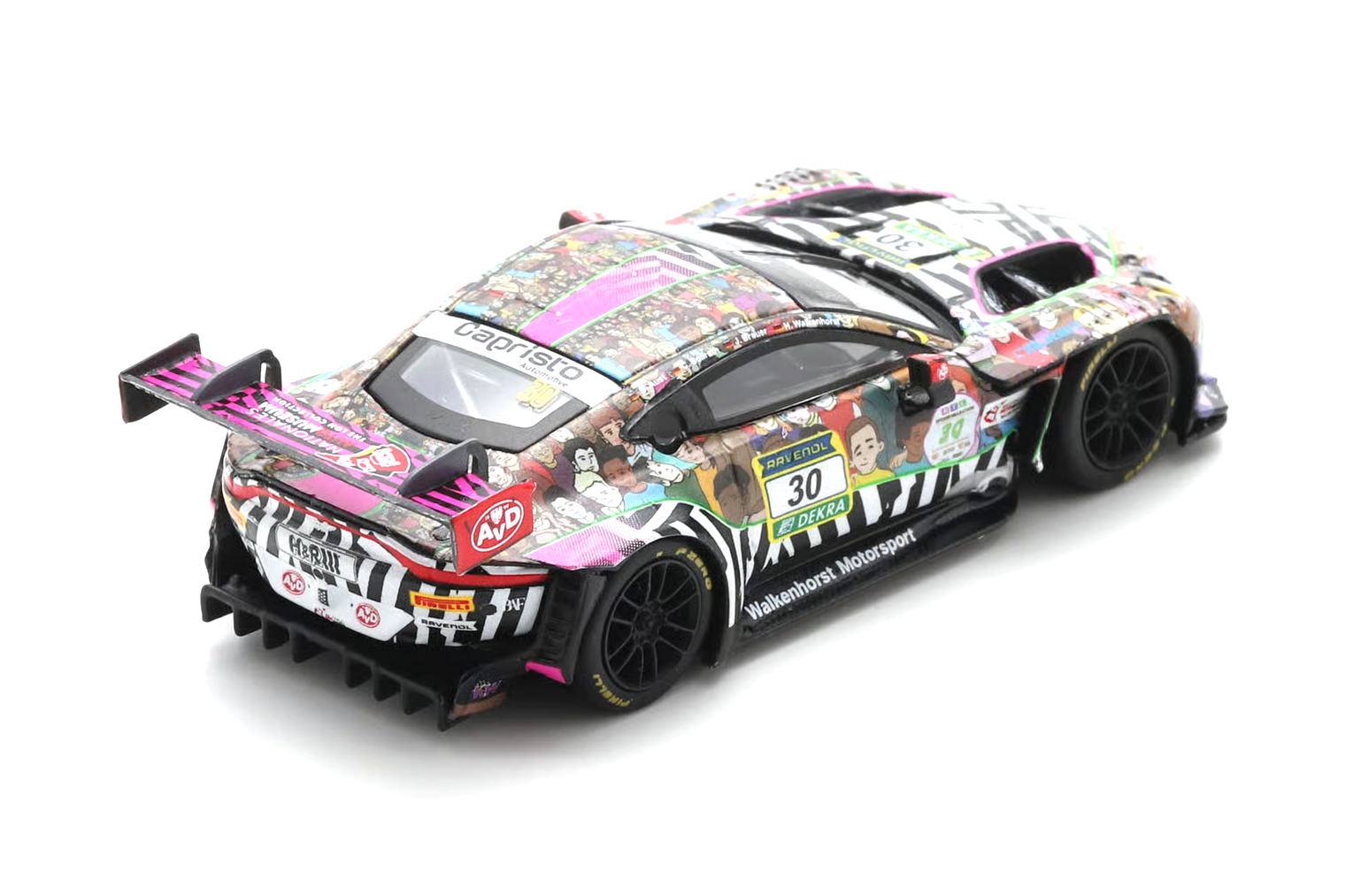 Aston Martin Vantage GT3 EVO Walkenhorst Motorsport #30 H.Walkenhorst/J.Breuer/S.Aust/C.Bollrath 24H Nürburgring 2025 Charity Car 1:64 Spark