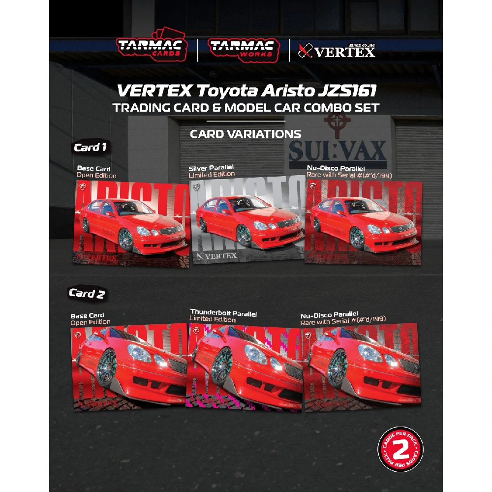 Toyota Aristo JZS161 Vertex red 1:64 Tarmac