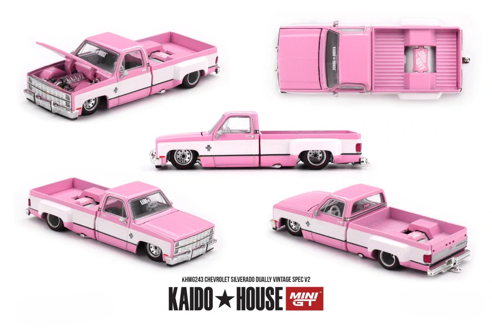 Chevrolet Silverado 1980 Dually Vintage Spec V2 1:64 Mini GT