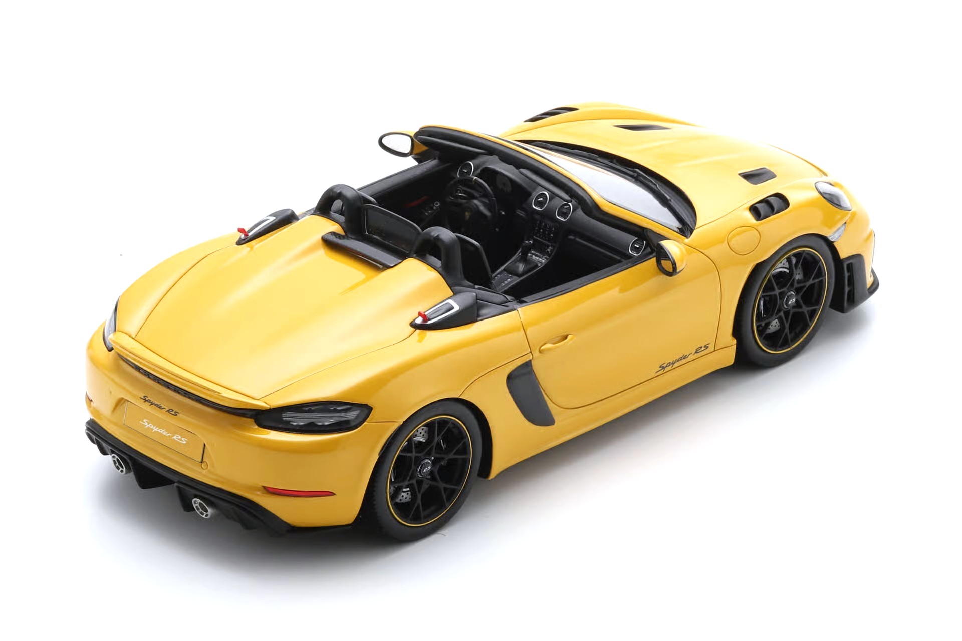 Porsche 718 Spyder RS 2023 speed yellow 1:18 Spark