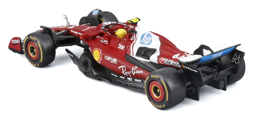 Ferrari F1 #44 L.Hamilton 2025 with Helmet 1:43 Bburago