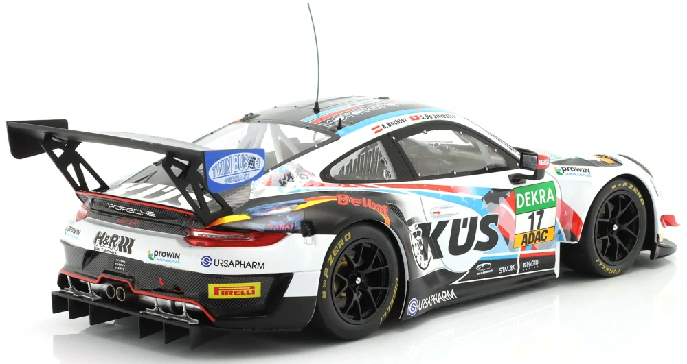 Porsche 911 GT3 R #17 Bachler/de Silvestro ADAC GT Masters 2020 KÜS Team75 Bellof Tribute 1:18 Ixo Models