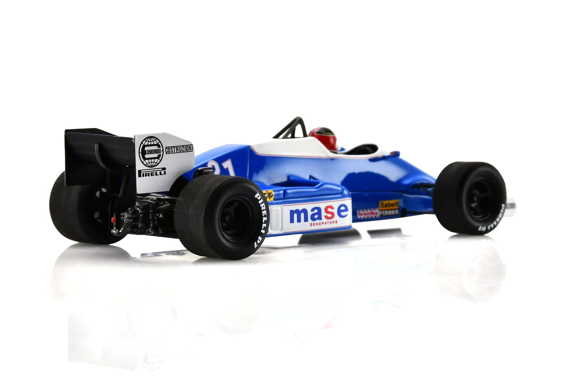Osella FA1F #21 P.Ghinzani Brazil GP 1986 1:43 Spark