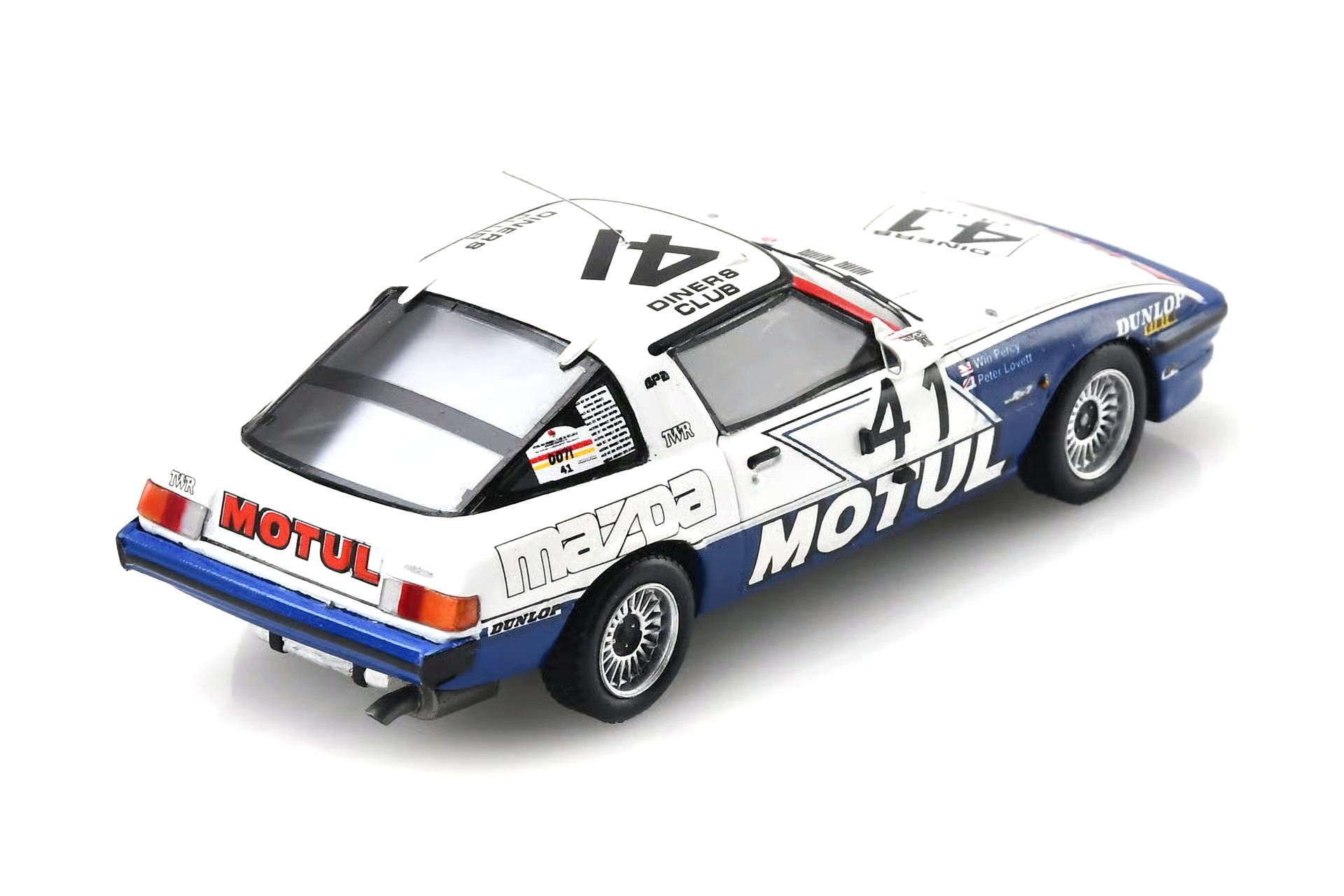 Mazda RX-7 TWR #41 Percy/Lovett 24H Spa 1981 1:43 Spark