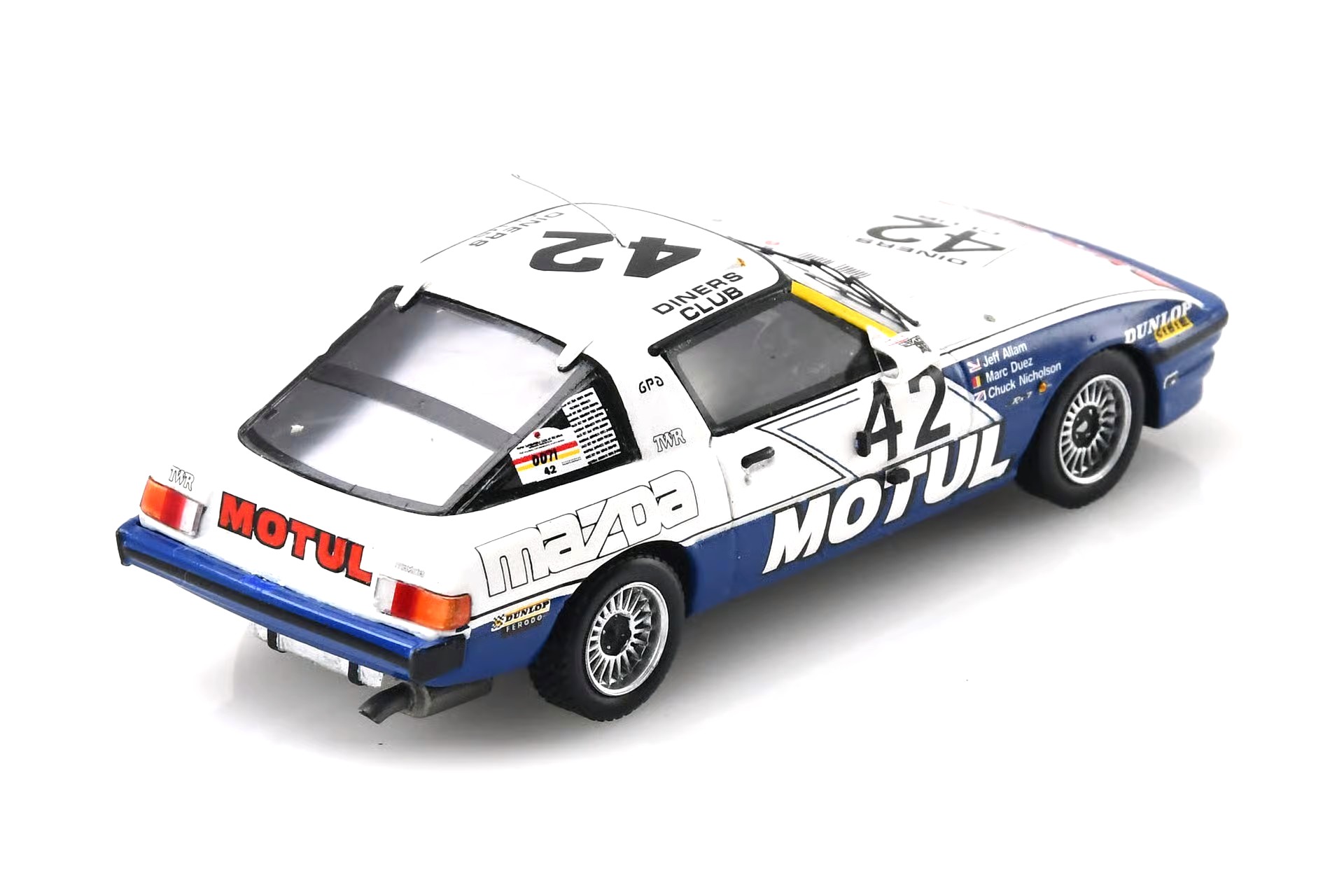 Mazda RX-7 TWR #42 Duez/Allam/Nicholson 5th 24H Spa 1981 1:43 Spark