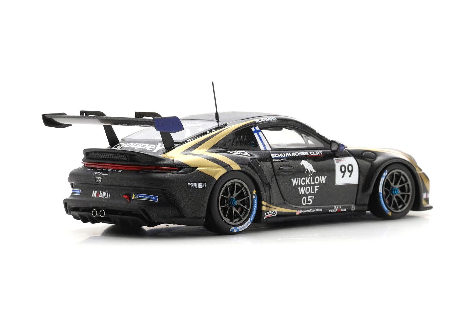 Porsche 911 GT3 Cup #99 M.Amand Porsche Carrera Cup France Champion 2025 1:43 Spark