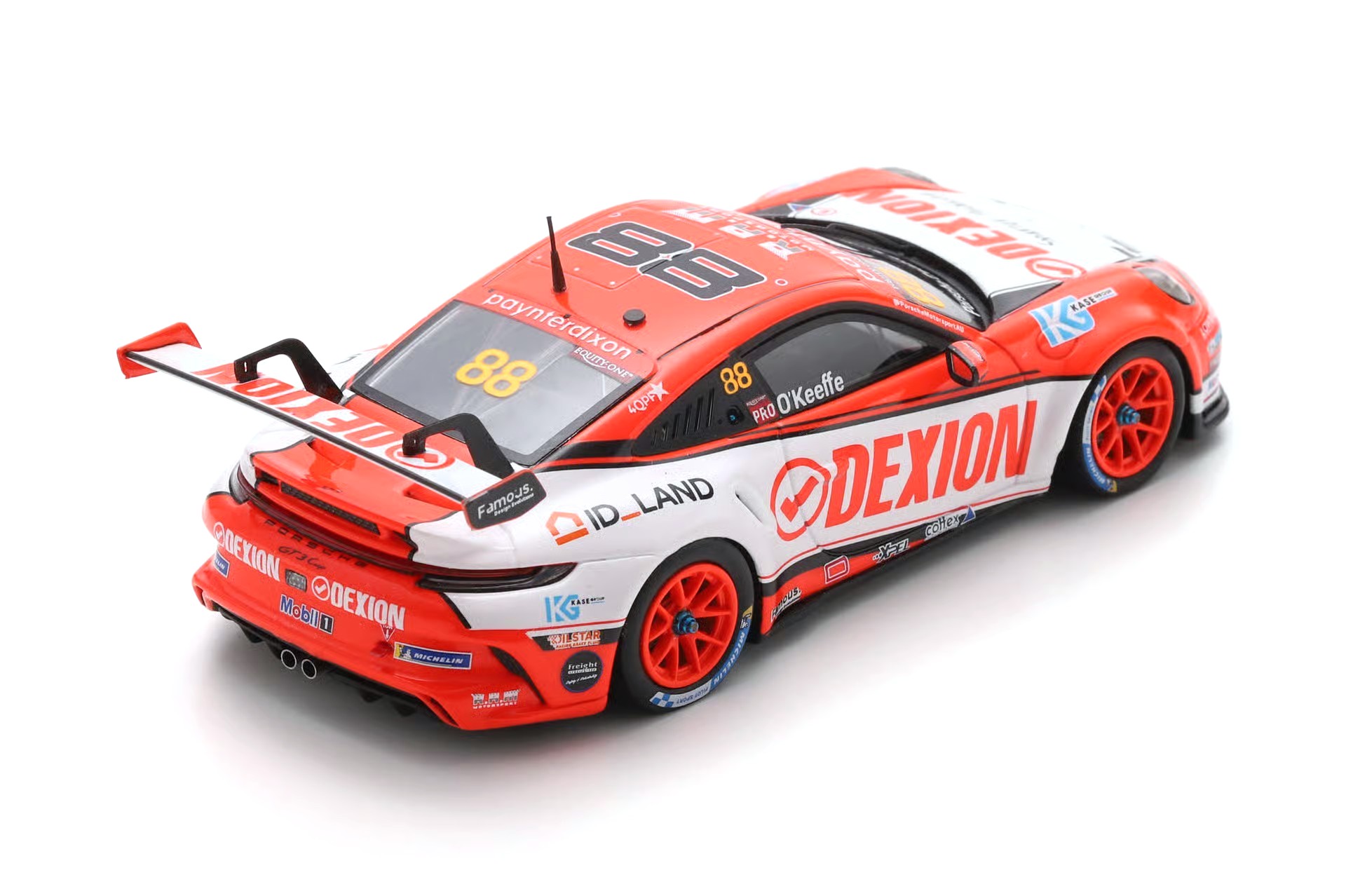 Porsche 911 GT3 Cup #88 D.O'Keeffe Porsche Carrera Cup Australia Champion 2025 1:43 Spark