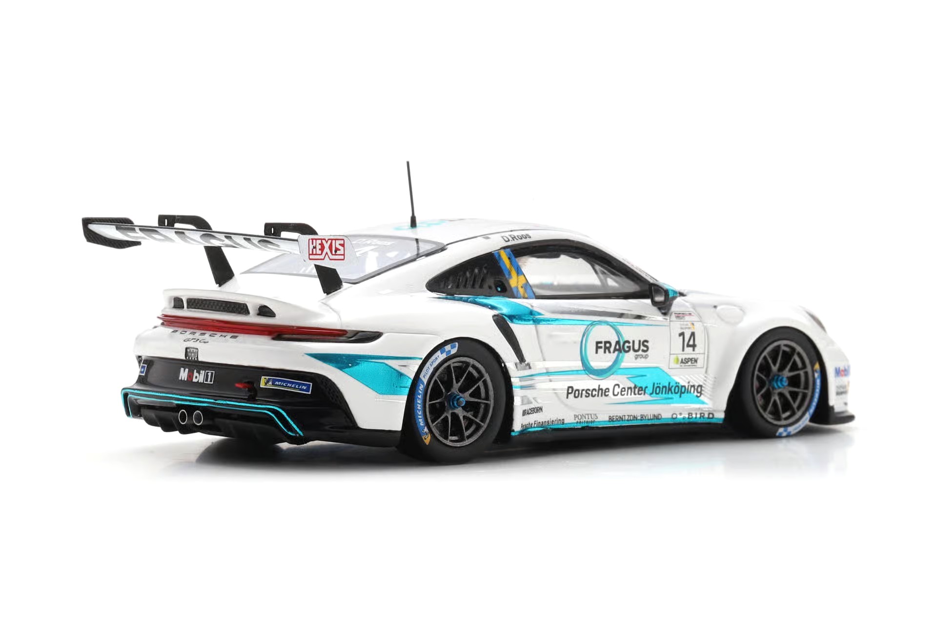 Porsche 911 GT3 Cup #14 D.Ros Porsche Carrera Cup Scandinavia Champion 2025 1:43 Spark