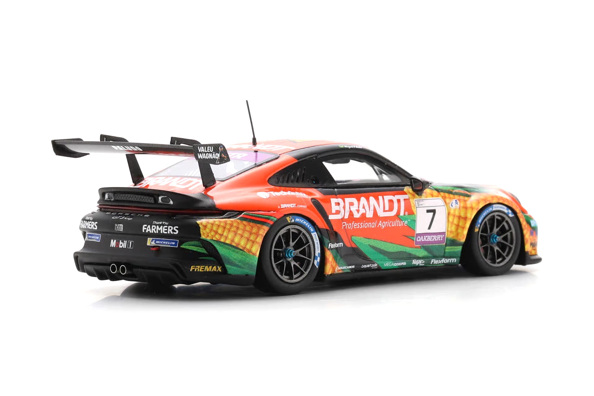 Porsche 911 GT3 Cup #7 M.Paludo Porsche Carrera Cup Brazil Champion 2025 1:43 Spark