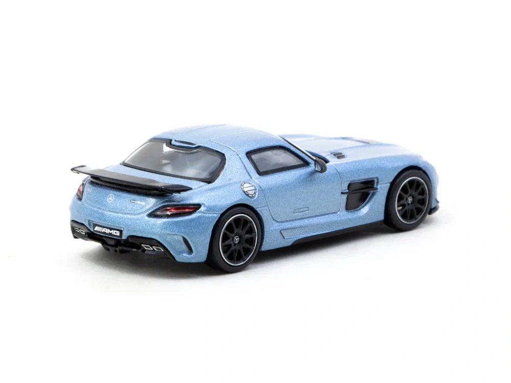 Mercedes-Benz SLS AMG Coupé Black Series matte blue 1:64 Tarmac