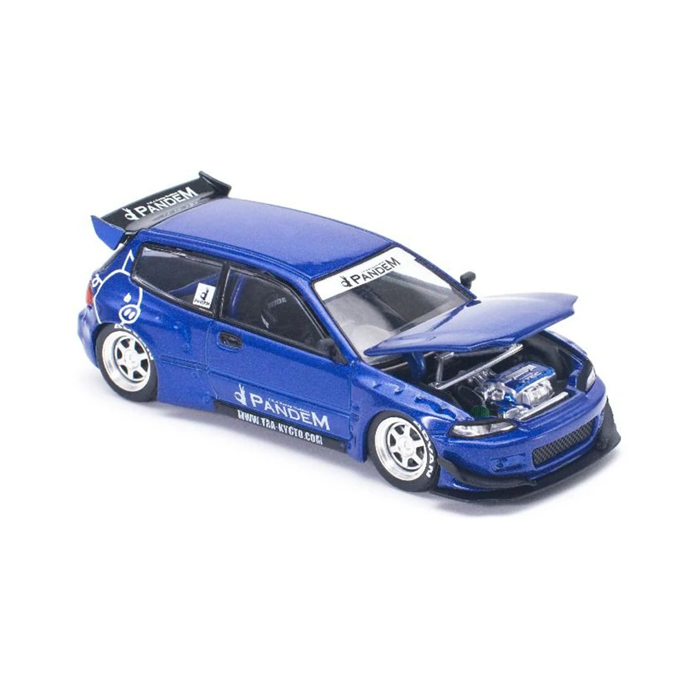 Pandem Honda Civic EG6 blue 1:64 Pop Race
