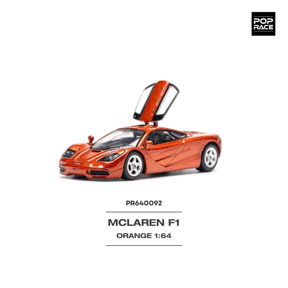 McLaren F1 Road Car 1993 orange 1:64 Pop Race