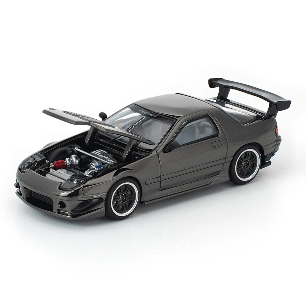 Mazda RX7-FC3S Re-Amemiya *The Dark Chrome Series* dark chrome 1:64 Pop Race