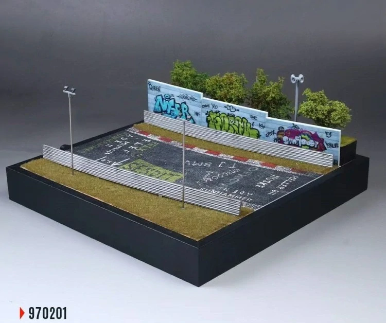 Diorama *Nurburging 02* 1:64 Black Box Diorama