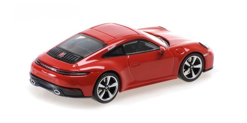 Porsche 911 (992.2) Carrera 2025 red 1:64 Minichamps